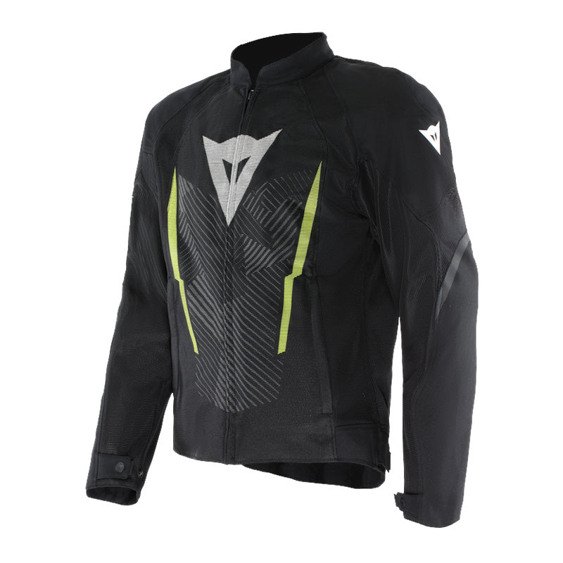 DAINESE HEROSPHERE AIR TEX JACKET BLACK/WHITE/YELLOW FLUO 17300005-Q90-50
