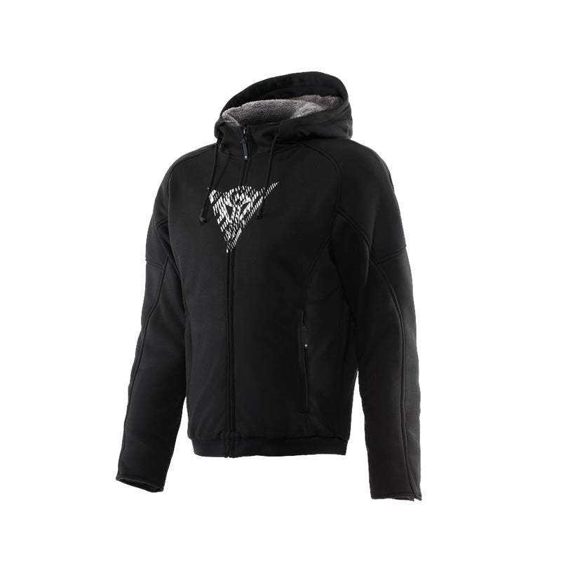 DAINESE BOVISA SAFETY HOODIE FULL ZIP BLACK/WHITE 50 17300021-622-50