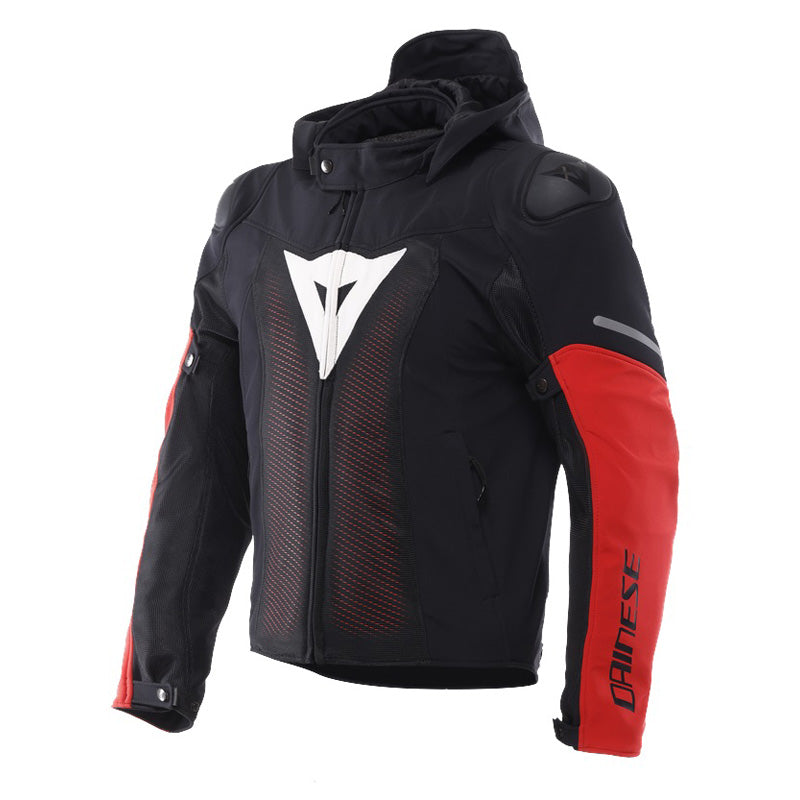 DAINESE SUPER SPRINT AIR TEX JACKET BLACK/WHITE/RED 50 17300036-858-50