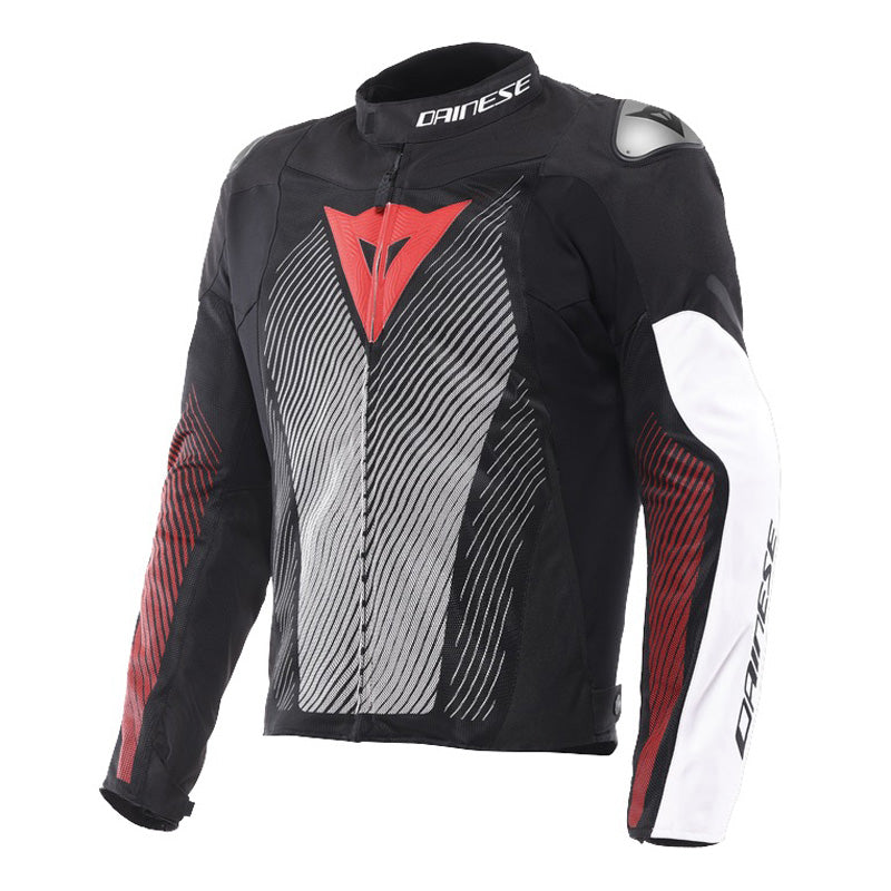 DAINESE VENTAR AIR TEX JACKET BLACK/WHITE/RED 50 17300035-858-50