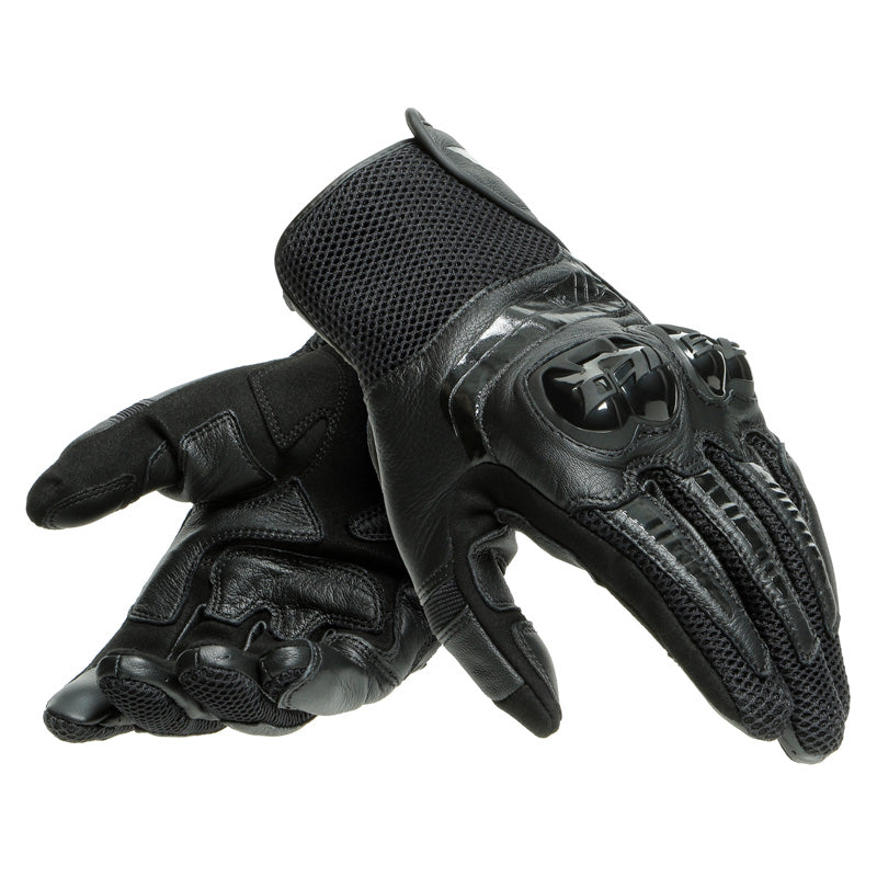DAINESE MIG 3 UNISEX LEATHER GLOVES BLACK/BLACK 1815934-631-L