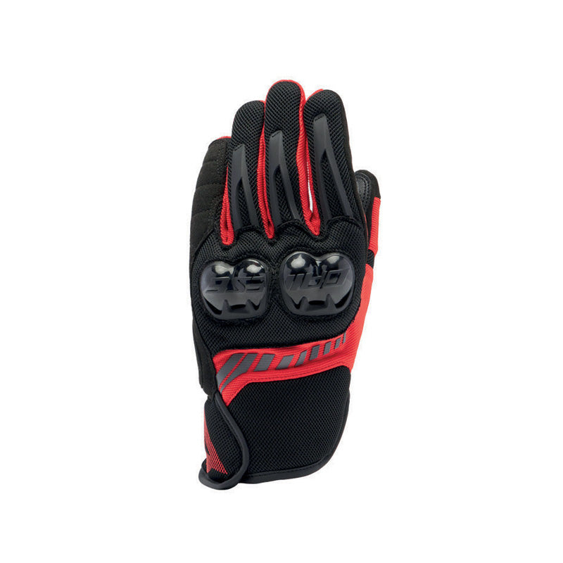 DAINESE MIG 3 AIR TEX GLOVES - BLACK/RED (L) 1815961-B78-L