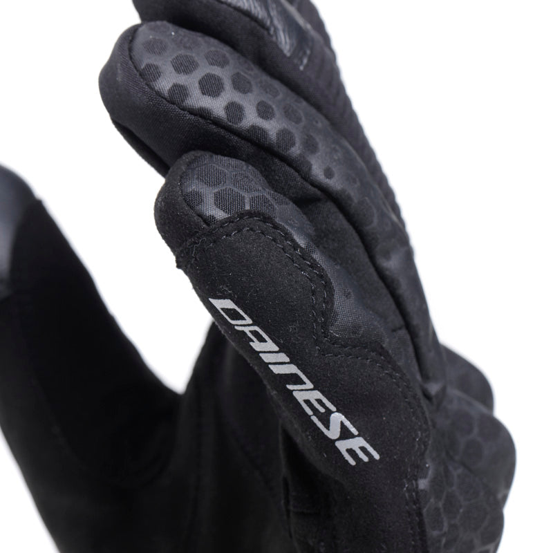 DAINESE TEMPEST 2 D-DRY SHORT GLOVES - BLACK (L) 18100006-001-L