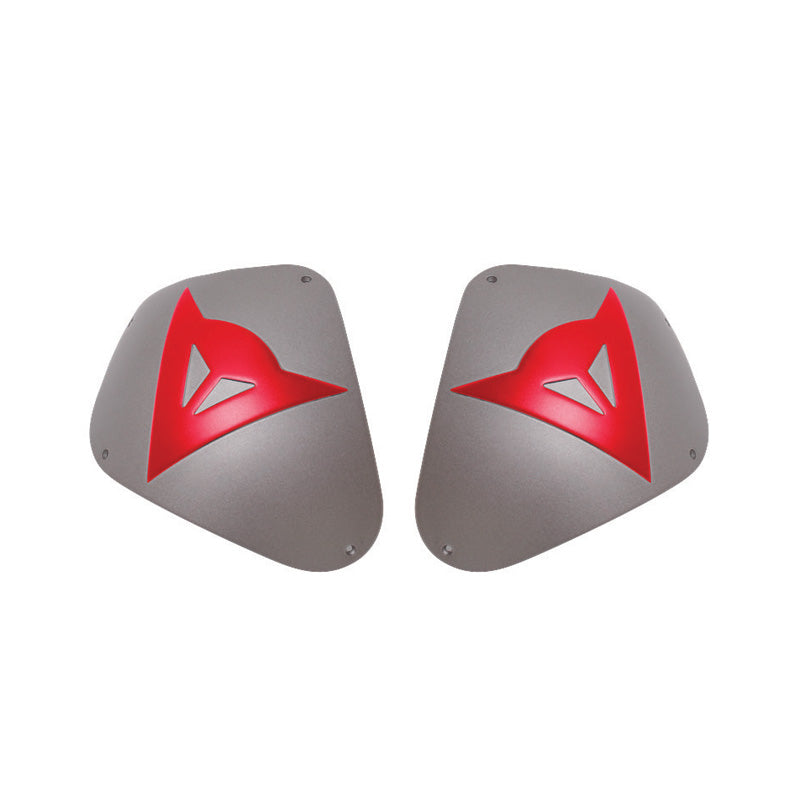 DAINESE KIT SHOULDER SPORT ALUM. ALUMINUM/RED 1876165-D66-N