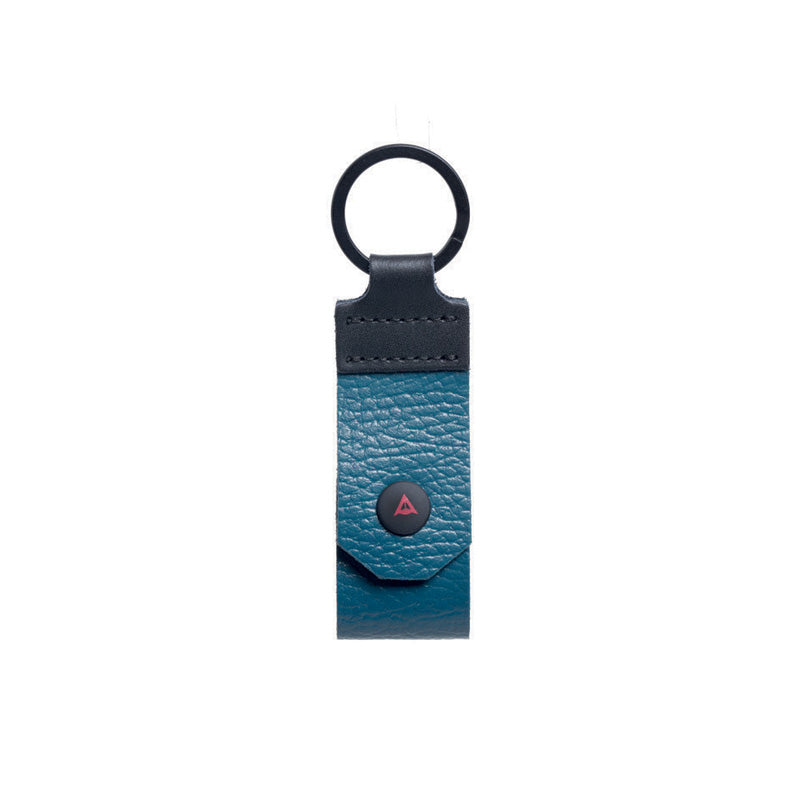 DAINESE PIN LEATHER KEYRING - BLUE 19900007-64L-N