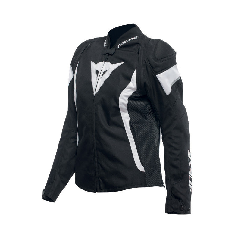DAINESE AVRO 5 TEX JACKET WOMAN BLACK/WHITE/BLACK 50 17300007-O45-50