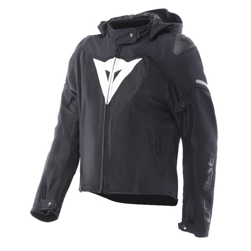 DAINESE SUPER SPRINT AIR TEX JACKET WMN BLACK/WHITE 50 17300037-622-50