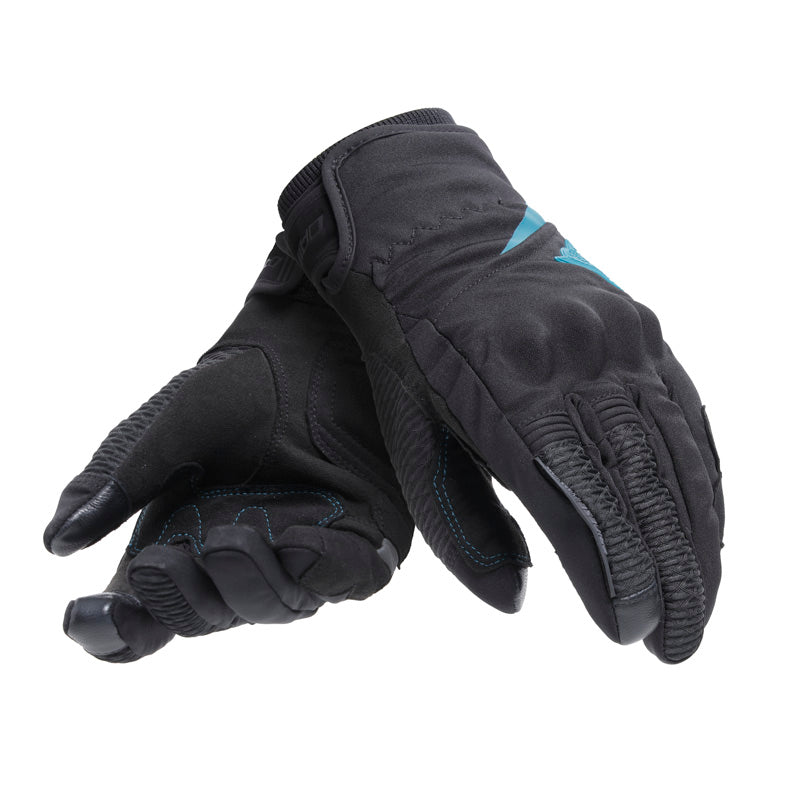 DAINESE TRENTO 2 D-DRY GLOVES WMN - BLACK/BLUE (L) 18100012-22I-L