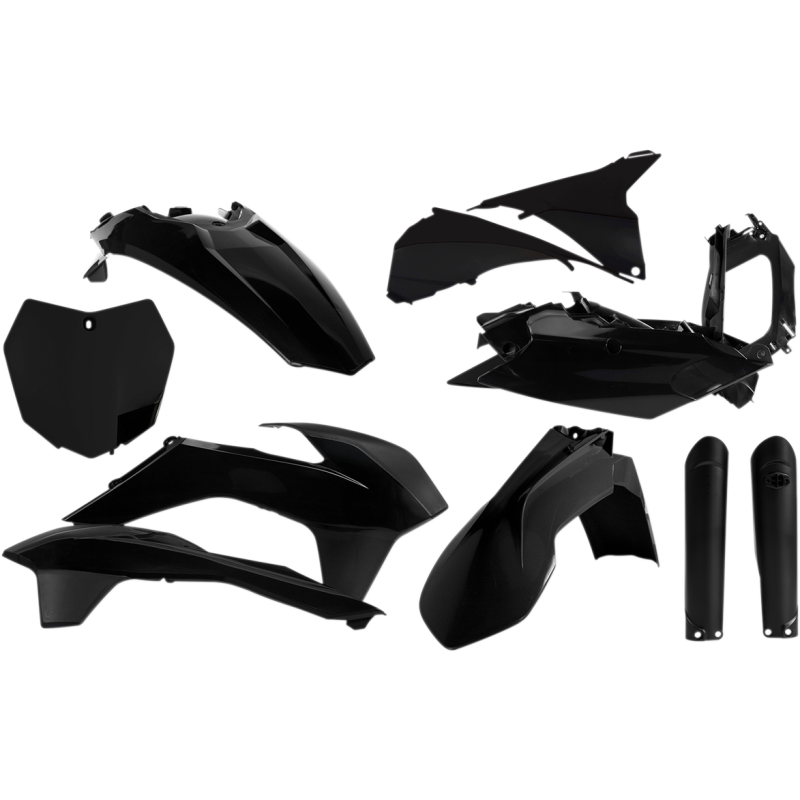 ACERBIS PLASTIC KIT- FULL SX, SX-F 125-450: BLK 2403090001