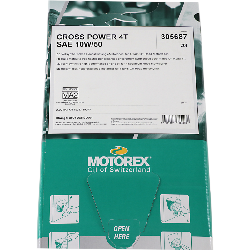 MOTOREX MOTOREX CROSS POWER 4T 10W50 20L 305687