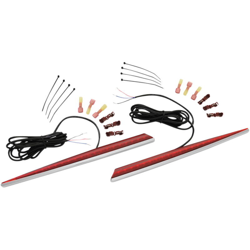 SHOW CHROME SADDLEBAG SIDE ACCENT LIGHTS  PR 52-946