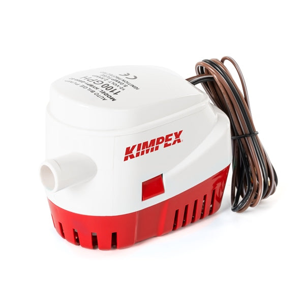 KIMPEX BILGE PUMP 1100 GPH W/FLOAT SWITCH HYBP1-G1100-02
