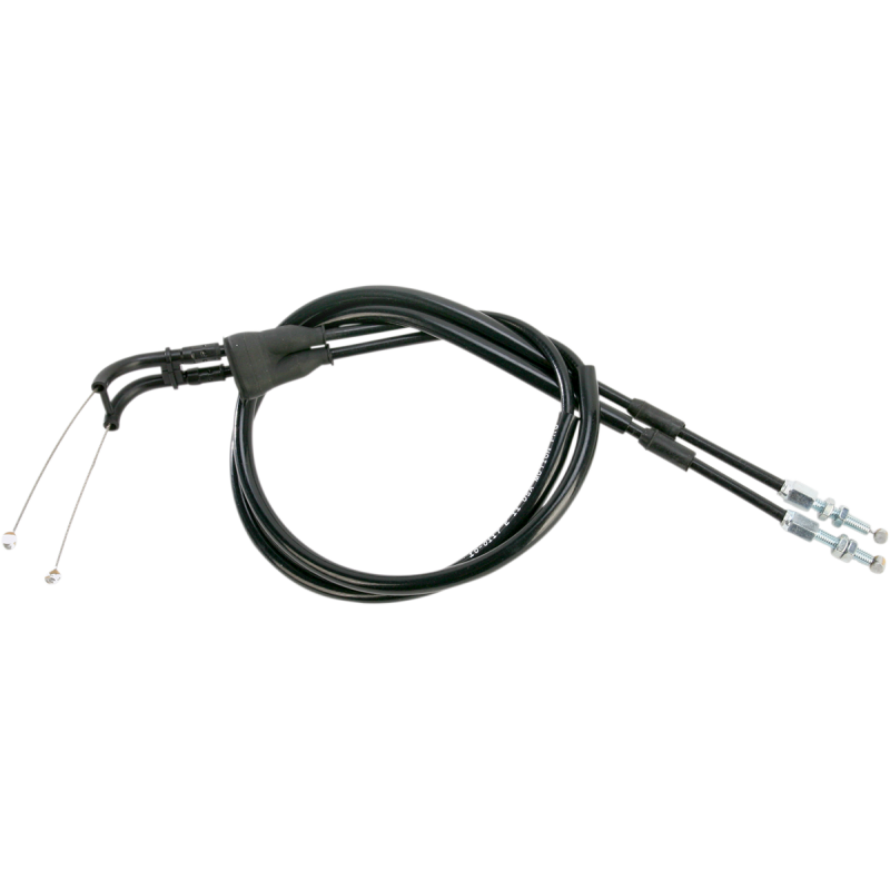 MOTION PRO THROTTLE CABLE PUSH-PULL BLACK VINYL SET 10-0117
