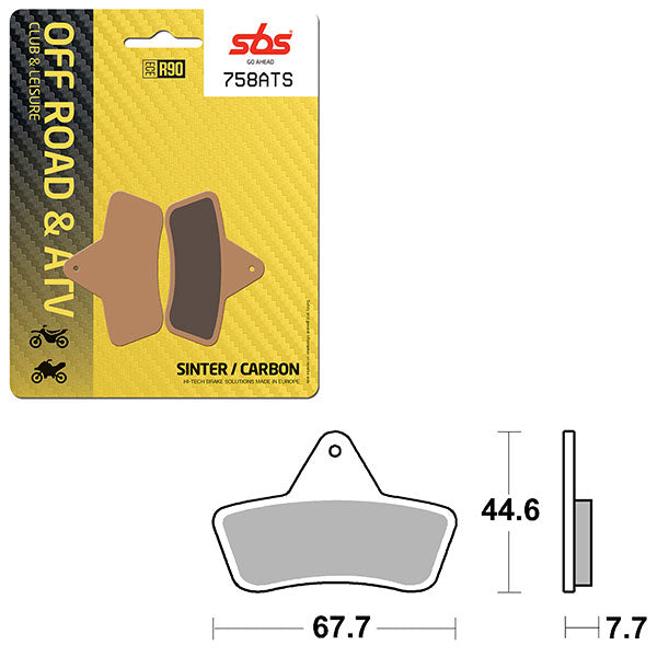 SBS SINTER BRAKE PAD  6460758100