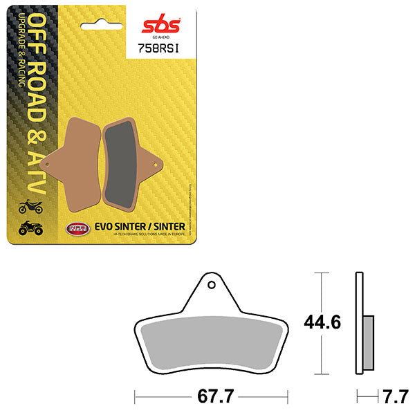 SBS EVO SINTER BRAKE PAD  6280758100