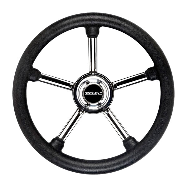 UFLEX GRIP POLY BK W/SST SPOKE UFLEX V24B