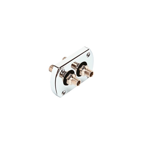 UFLEX BULKHEAD KIT W/FITTINGS CHROME UFLEX R9CH