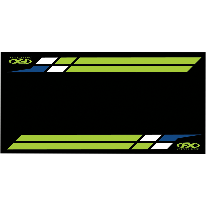 FACTORY EFFEX-APPAREL BIKE MAT KAWASAKI BLK/GRN 22-45122