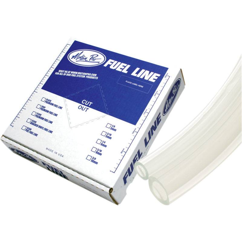 MOTION PRO MP PREMIUM FUEL LINE CLEAR 5/16 ID X 25' 12-0045