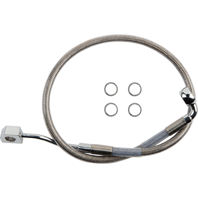 DRAG SPECIALTIES BRAKE LINE RR ABS SS 618599