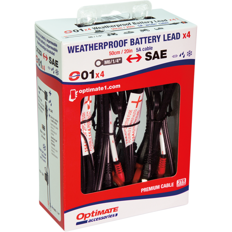 TECMATE OPTIMATE CABLE O-01 4PK O-01X4