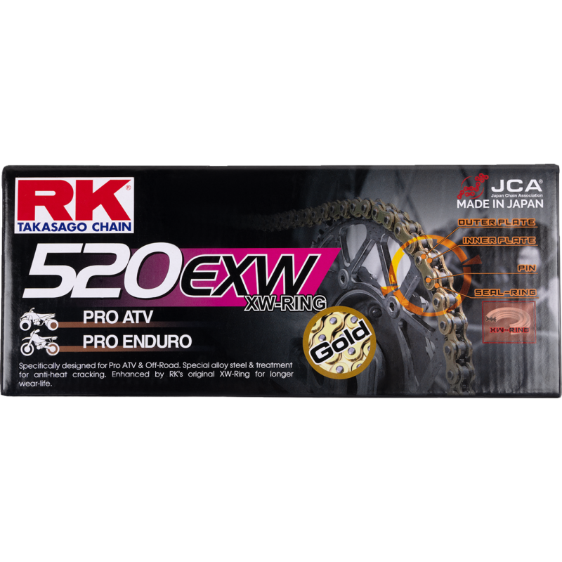 RK GB520EXWX120 GOLD PERFORMNCE XW-RING CH GB520EXW-120