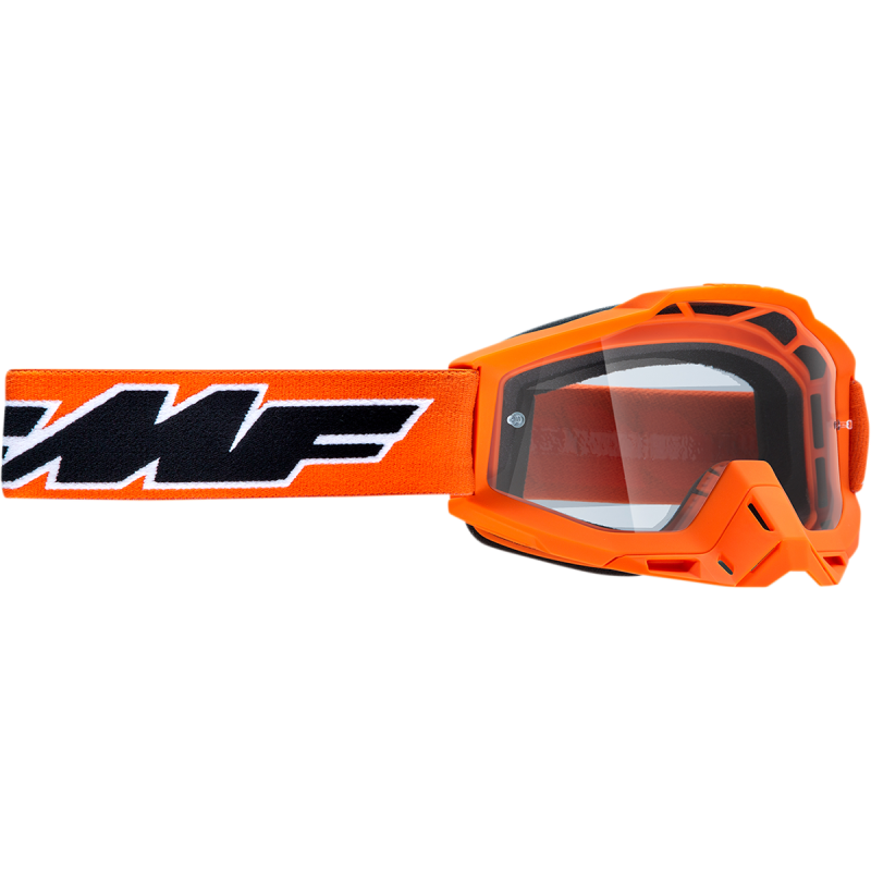 FMF FMF POWERBOMB GOGGLE ROCKET ORANGE - CLEAR LENS F-50036-00003