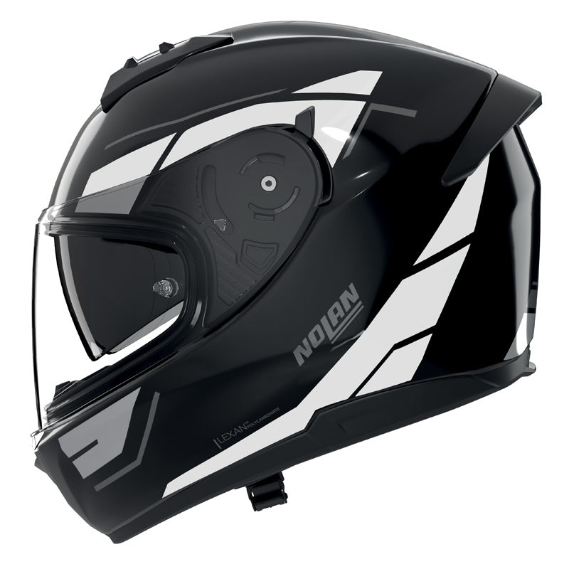 NOLAN N60-6 SINCRONO BLACK/WHITE L N66001926353L