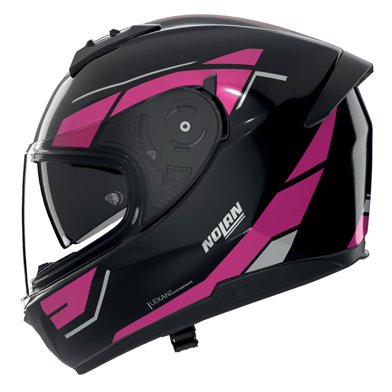 NOLAN N60-6 SINCRONO BLACK/PINK L N66001926354L