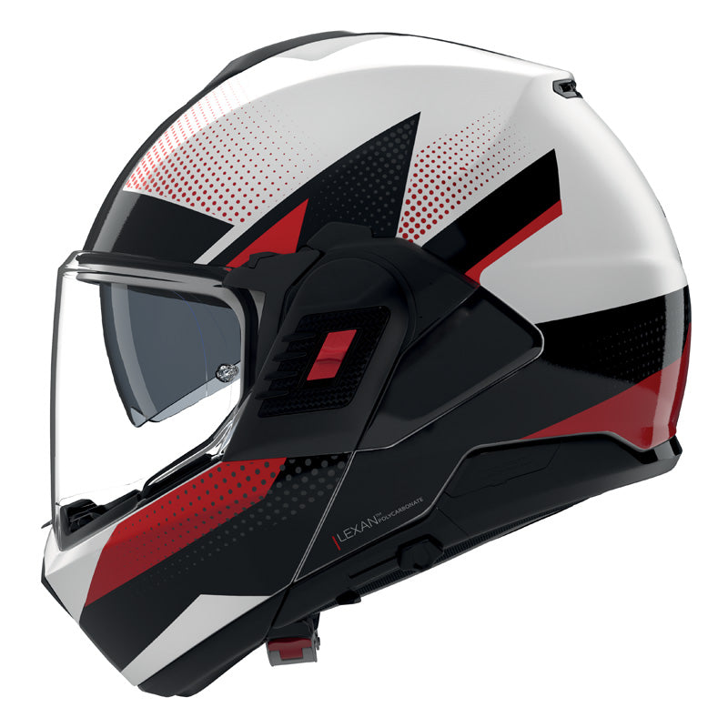 NOLAN N120-1 CICLONE WHITE/BLACK/RED L N1F001919363L