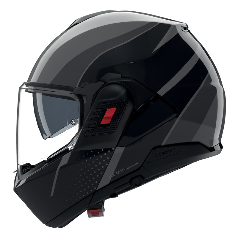 NOLAN N120-1 FLUENTE GREY/BLACK L N1F001837361L
