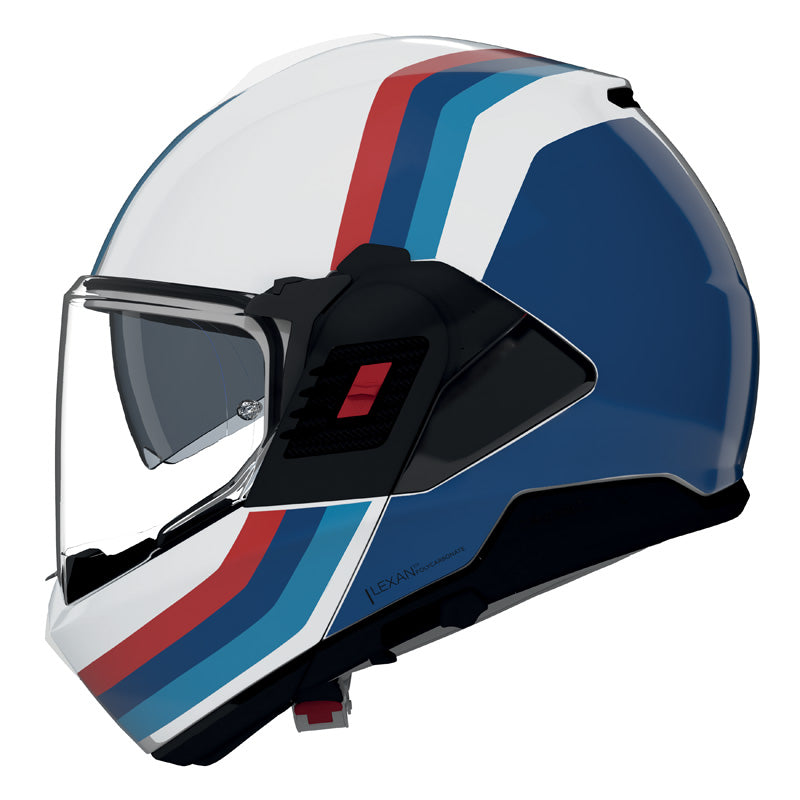 NOLAN N120-1 LINEO WHITE/BLUE/RED L N1F001732347L