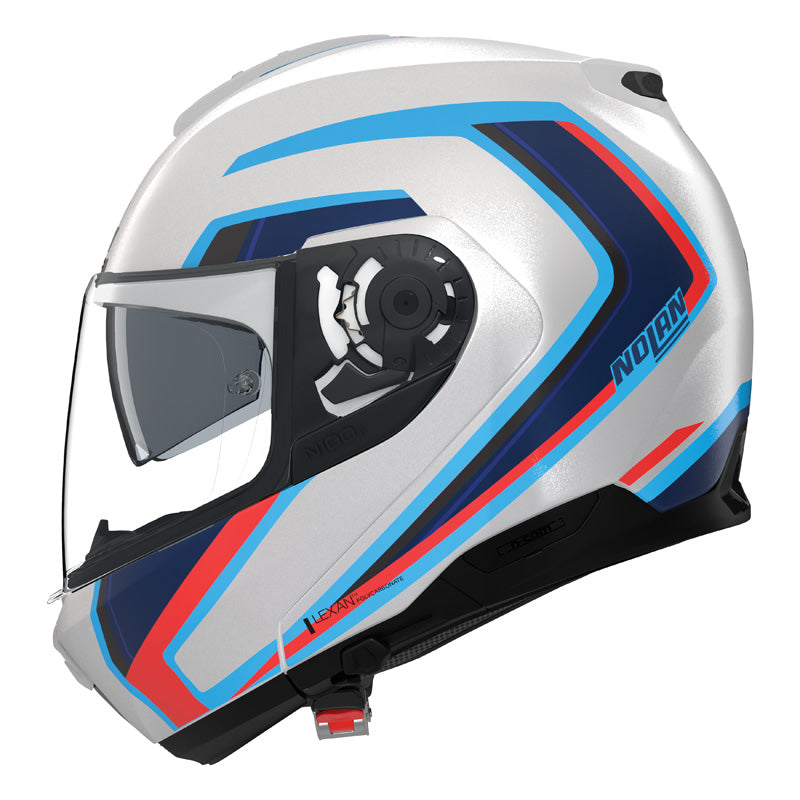 NOLAN N100-6 RADIANTE WHITE/BLUE/RED L N16001826358L
