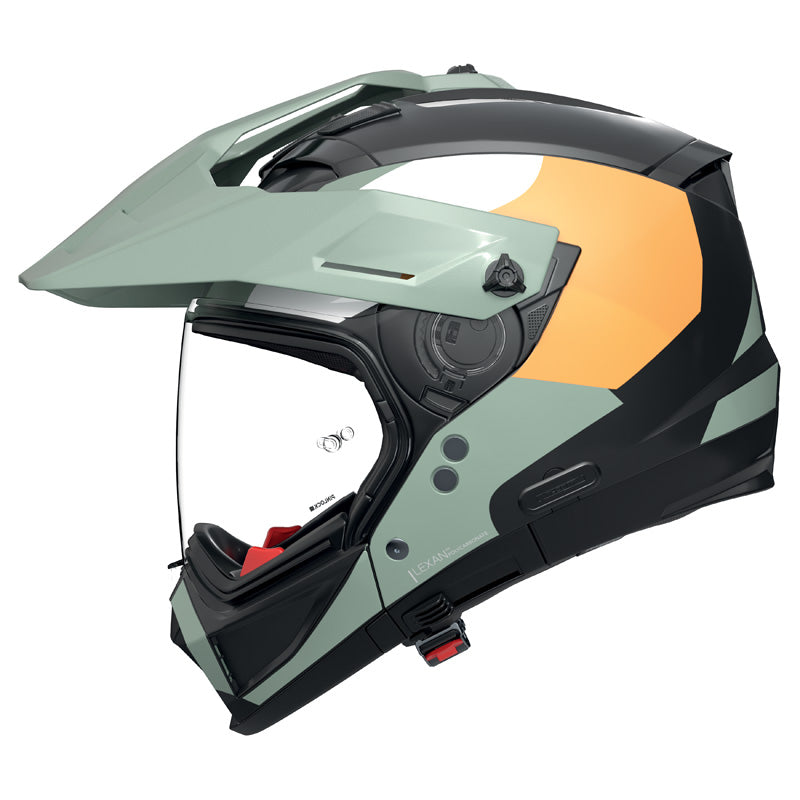 NOLAN N70-2 X SELVADO GREEN/WHITE/ORANGE L N7Y001827348L