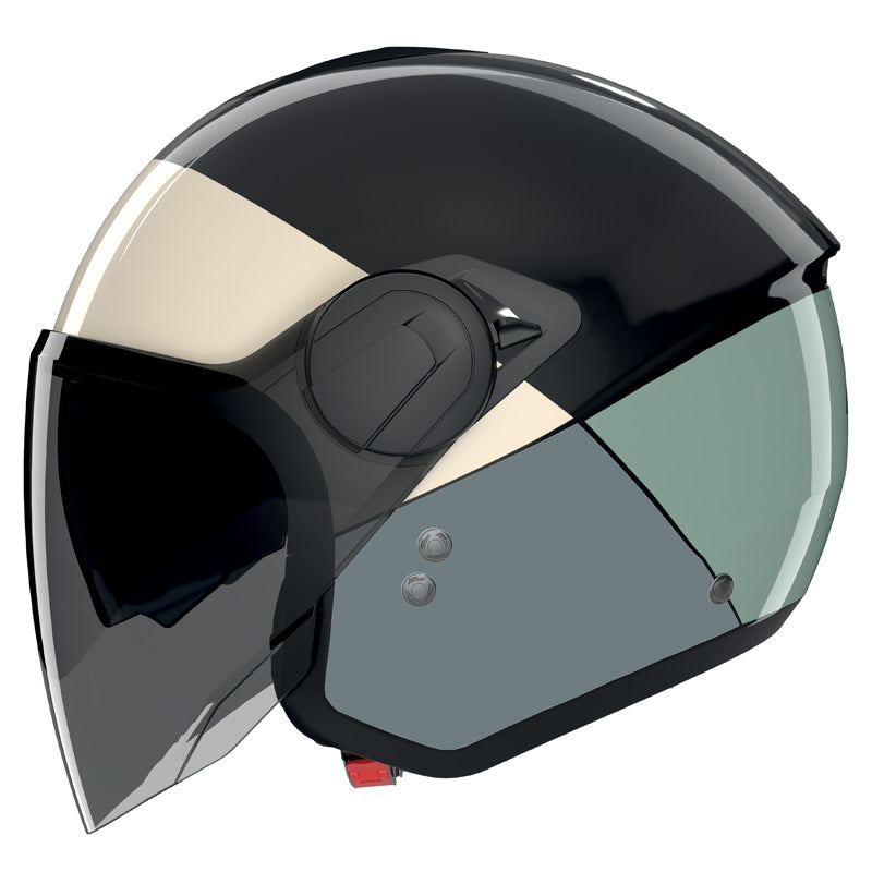 NOLAN N20-2 VISOR BLOCCO BLACK/IVORY/GREEN L N22000850354L