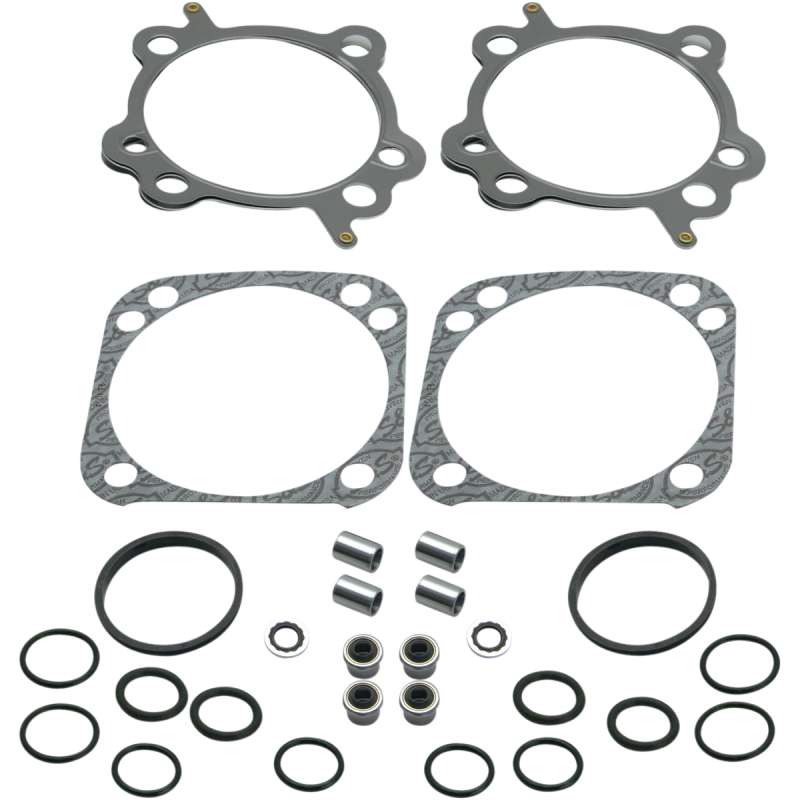 S&S CYCLE T/END GASK SET F/ 124" 4-1/8"W/OEM CASES 90-9510