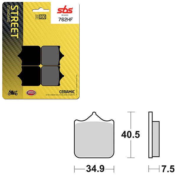 SBS ATV/UTV CERAMIC BRAKE PAD  6190762100