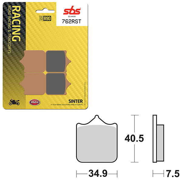 SBS ROAD RACING & TRACKDAYS SINTER BRAKE PAD  6470762100