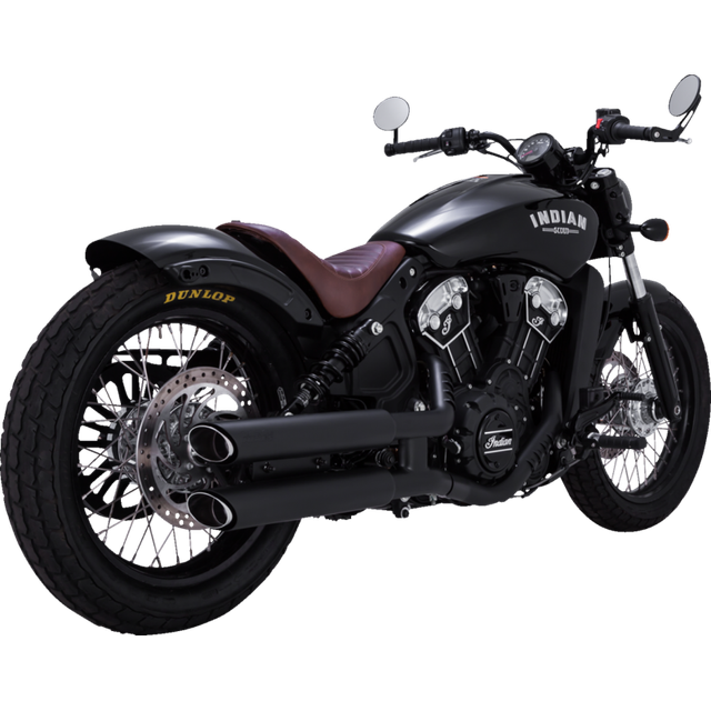 VANCE & HINES MUFFLERS 3"BLK TW SLASH SCOUT 48323