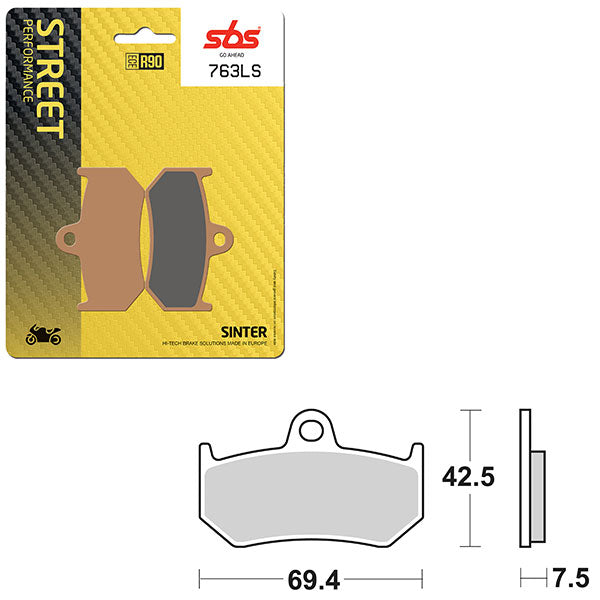 SBS PERFORMANCE LS SINTER BRAKE PAD  6260763100