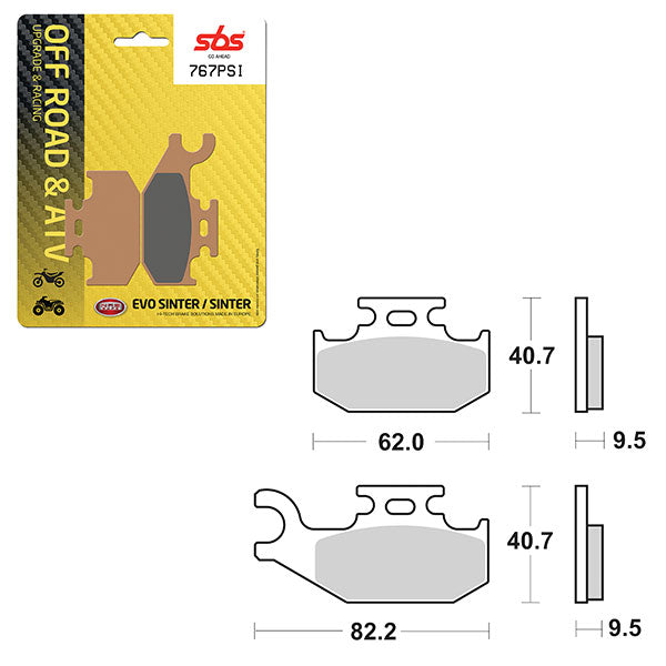 SBS EVO SINTER BRAKE PAD  6450767100