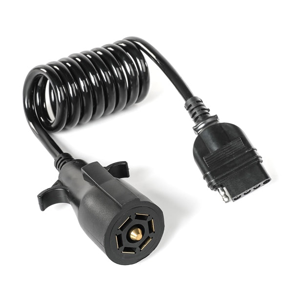 KIMPEX TRAILER COILED ADAPTER 7 ROUND TO 5 FLAT UA1713