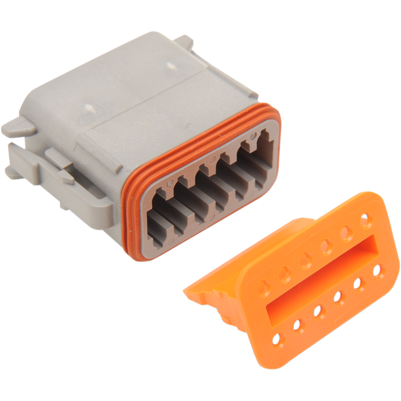 NAMZ DEUTSCH GRAY 12 SOCKET CONNECTOR EA DP-12G