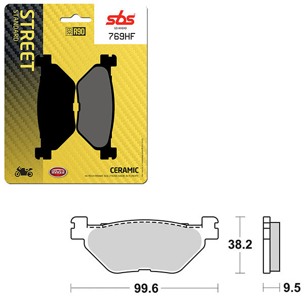 SBS ATV/UTV CERAMIC BRAKE PAD  6190769100