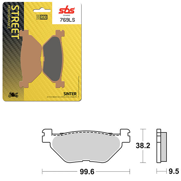 SBS PERFORMANCE LS SINTER BRAKE PAD  6260769100