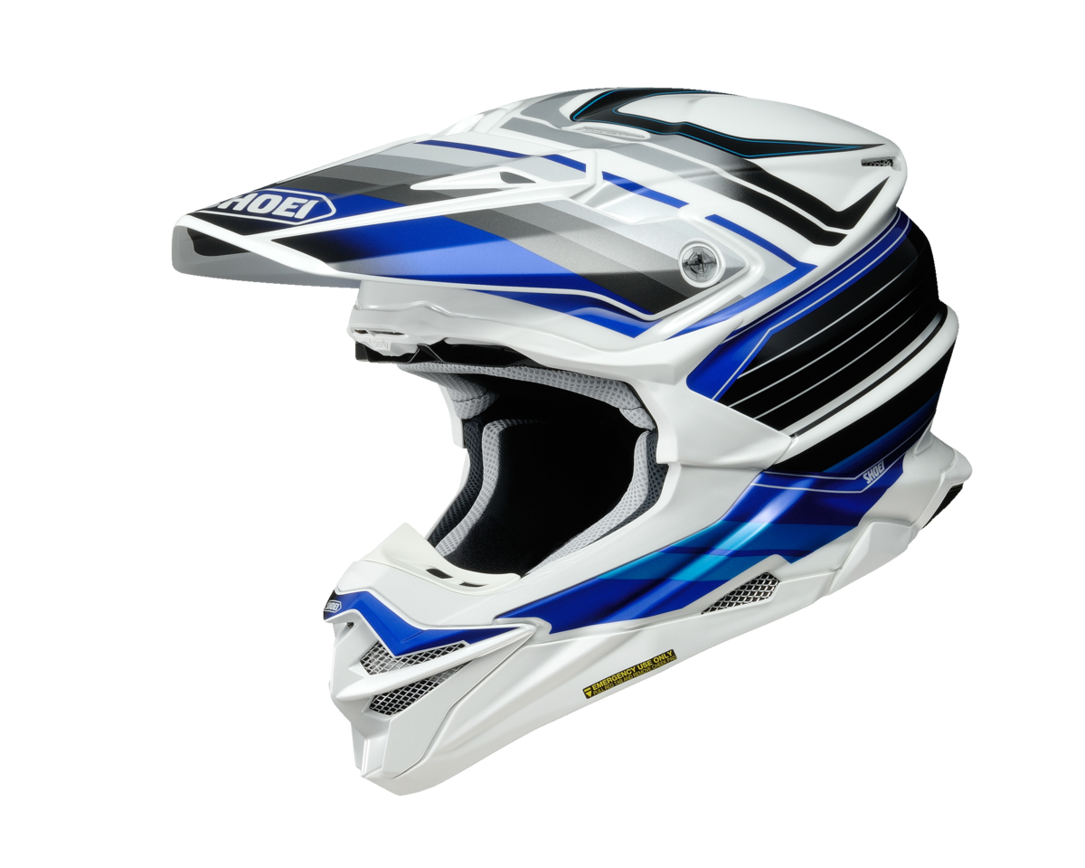 SHOEI VFX-EVO PINNACLE TC-2 BLU/WHT XL VEVKPINCL 2 5 SNL