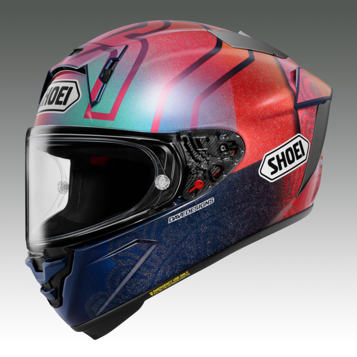 SHOEI X-FIFTEEN MARQUEZ HOLI TC-1 L X15 MAQHL 1 4 SNL