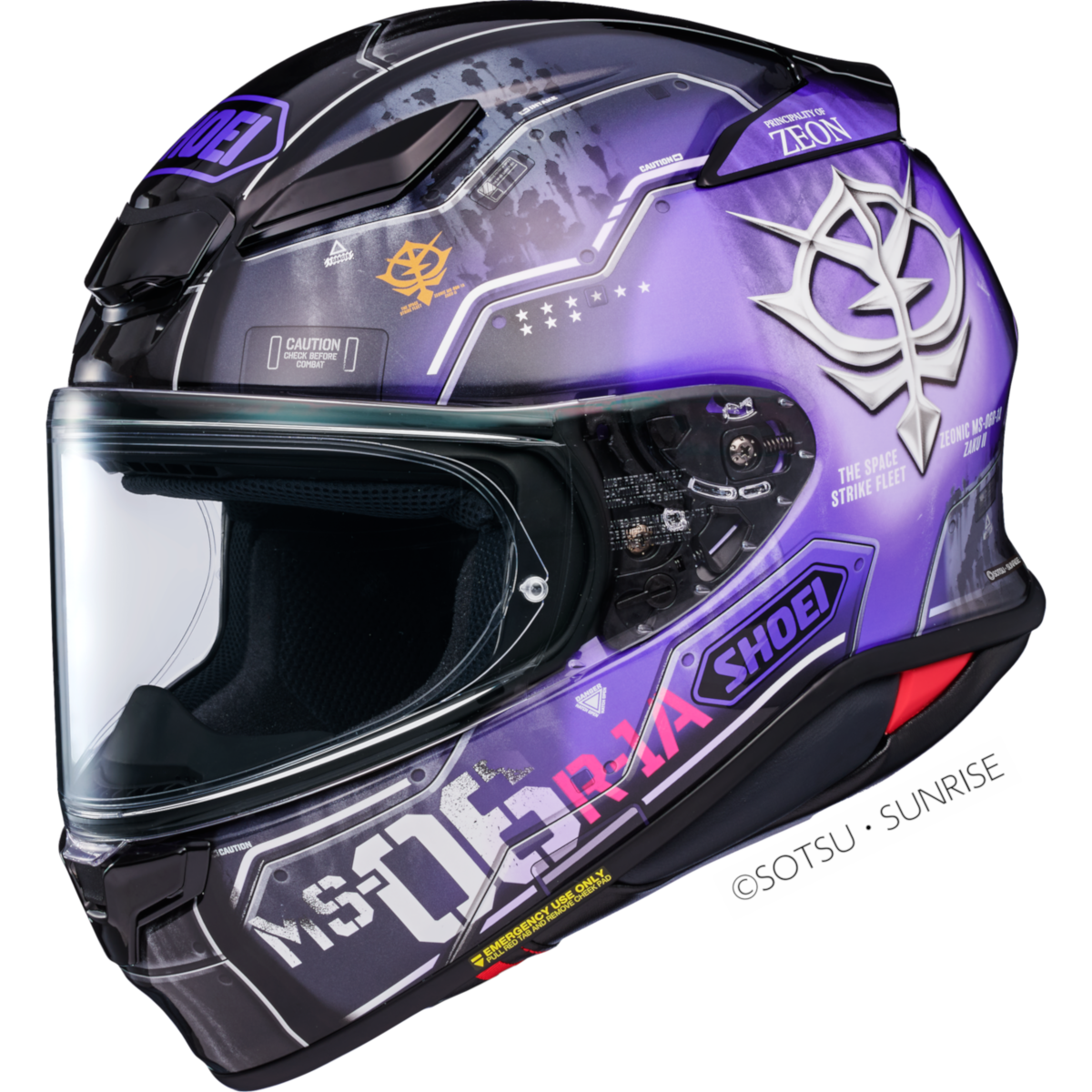 SHOEI RF-1400 MS-06R-1A ZAKU II TC-12 S R14KHZAK2 12 2 SNL