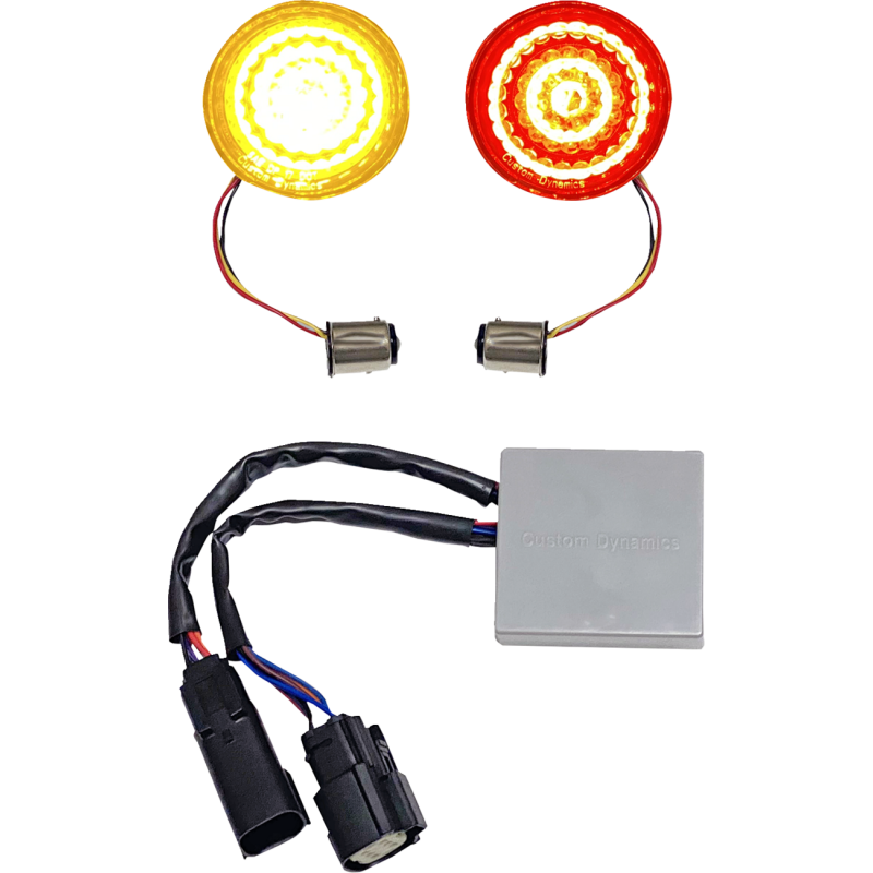 CUSTOM DYNAMICS LIGHT R TSIG SMRT RED/AMB CD-STS-AR-57