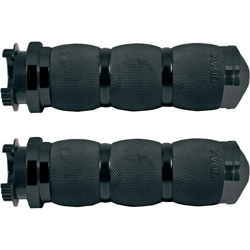 AVON GRIPS AIR CUSH BLK ANOD GRIPS AVON MT-AIR-90-ANO